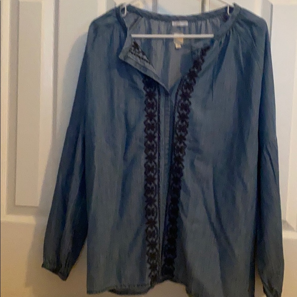 jag boho embroidered long sleeve